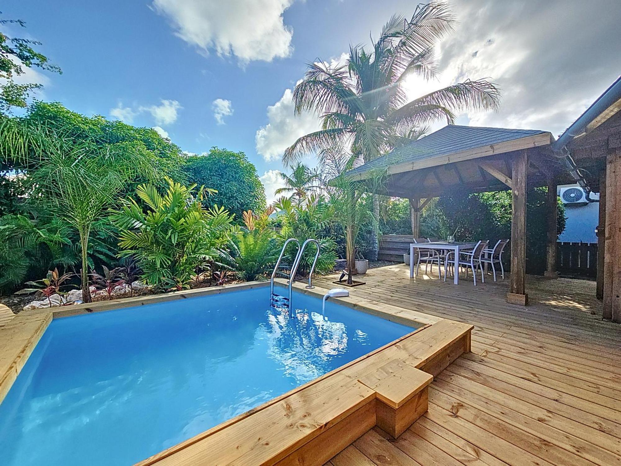 Bungalow l'Anjou Créole Sainte Anne Guadeloupe Extérieur photo