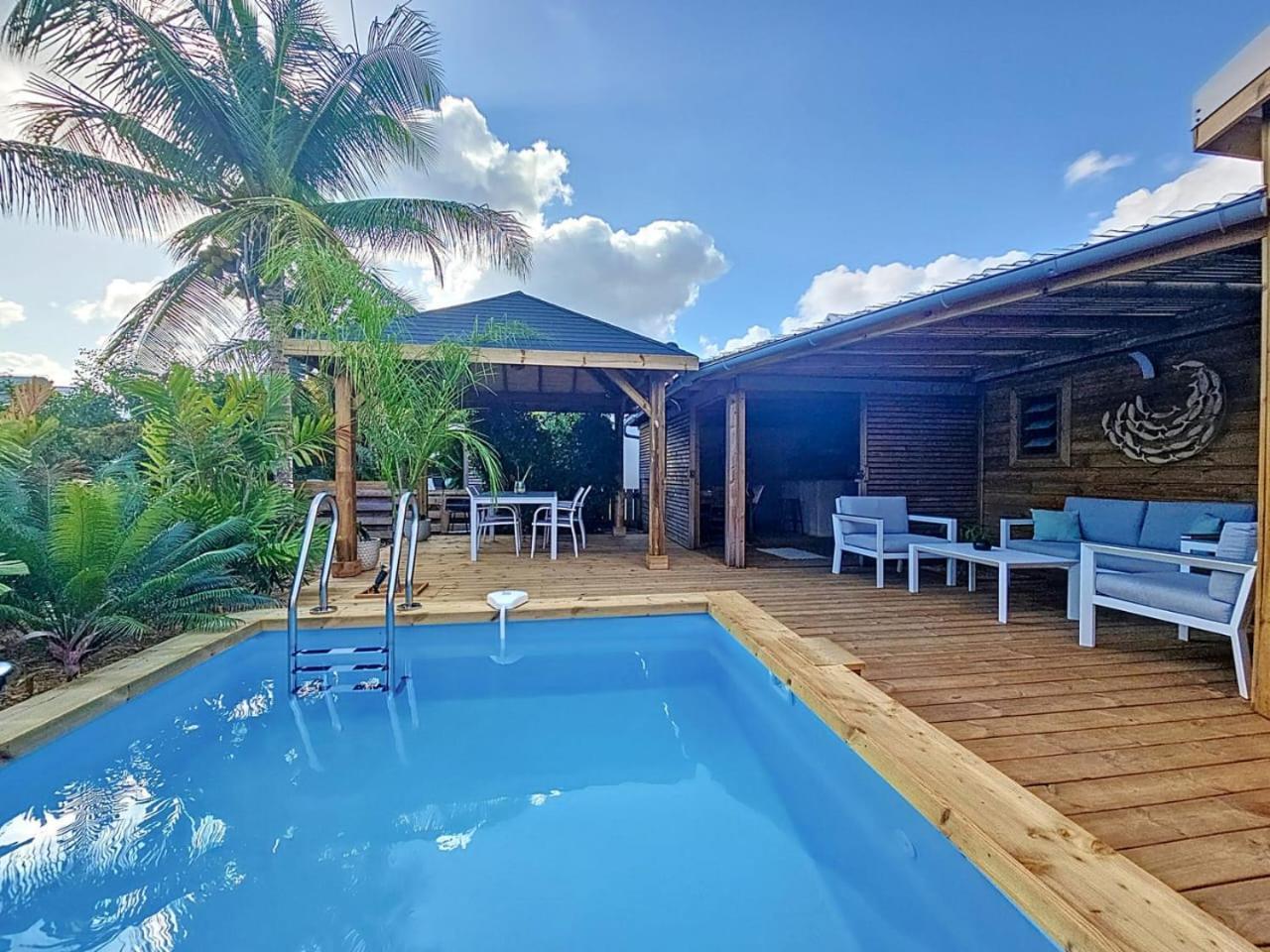 Bungalow l'Anjou Créole Sainte Anne Guadeloupe Extérieur photo